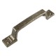 Ручка дверная скоба РС-100-4 антик/бронза (материал ЦАМ)