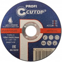 Круг по металлу CUTOP PROFI   125*1,0*22,2мм